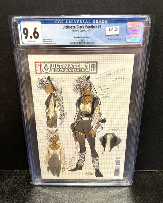 Ultimate Black Panther #3 (Marvel Comics June 2024) -- Momoko Variant -- CGC 9.6