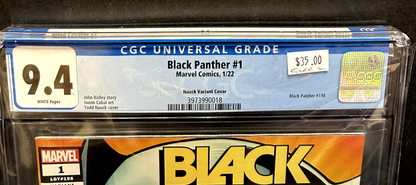 Black Panther #1 (198) (Marvel Comics January 2022) -- CGC Graded 9.4