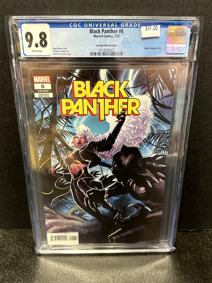 Black Panther #6 (203) (Marvel Comics July 2022) -- CGC Graded 9.8