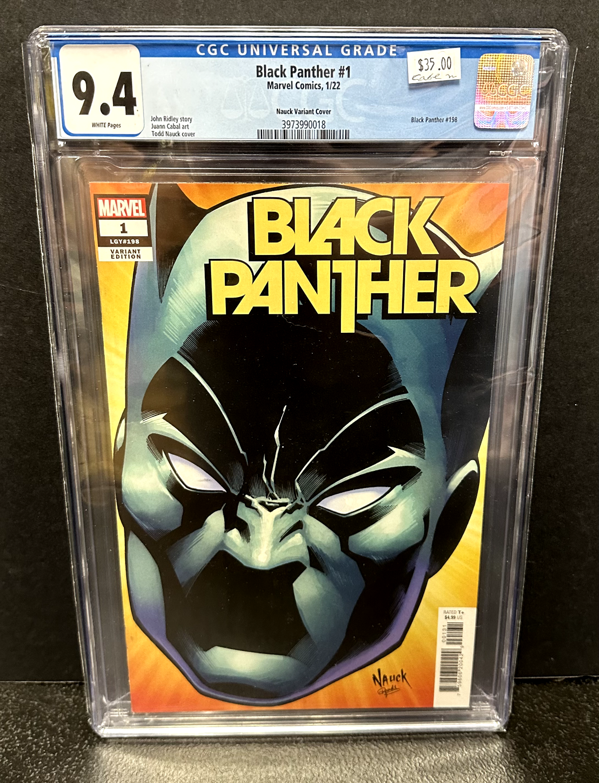 Black Panther #1 (198) (Marvel Comics January 2022) -- CGC Graded 9.4