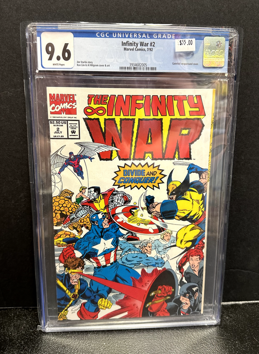 The Infinity War #2 (Marvel Comics July 1992) -- CGC Graded 9.6