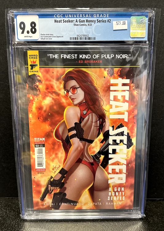 Heat Seeker Gun Honey Series #2A Inhyuk Lee Cover Titan Comics CGC Graded 9.8