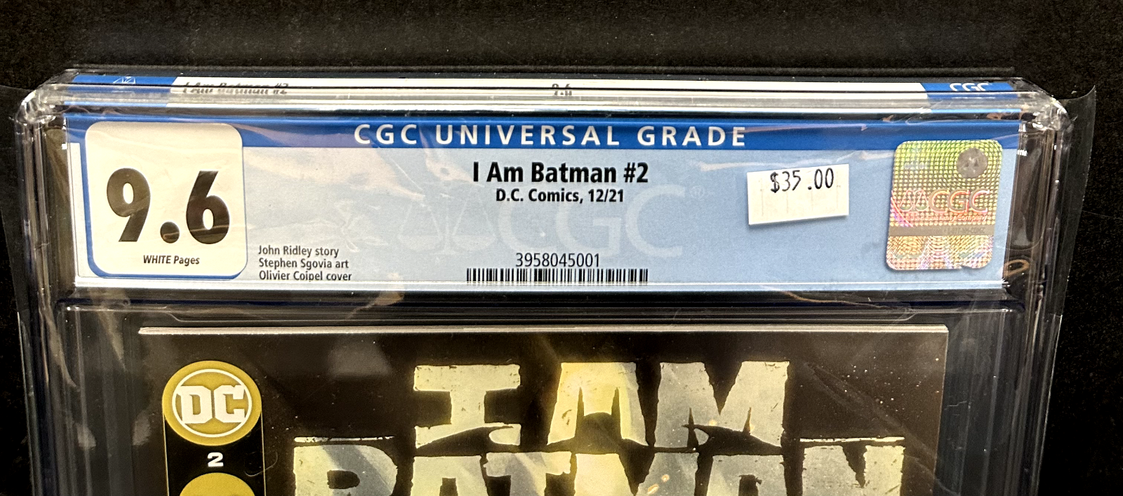 I Am Batman #2 (DC Comics December 2021) -- CGC Graded 9.6