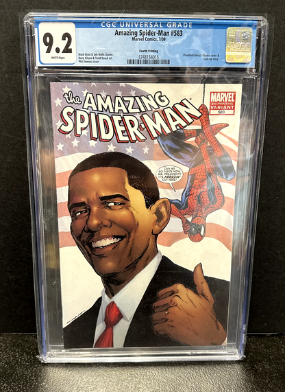 The Amazing Spider-Man #583 (Marvel Comics March 2009) - CGC Graded 9.2