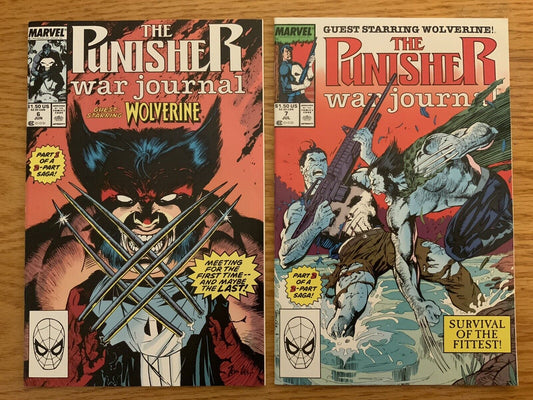 PUNISHER WAR JOURNAL 6, 7 NM+ 1ST WOL/PUN APP TOGETHER CGC IT POSS. 9.8/9.9 RARE