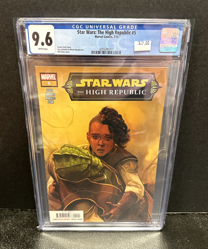 Star Wars The High Republic #5 (Marvel Comics July 2021) -- CGC Graded 9.6