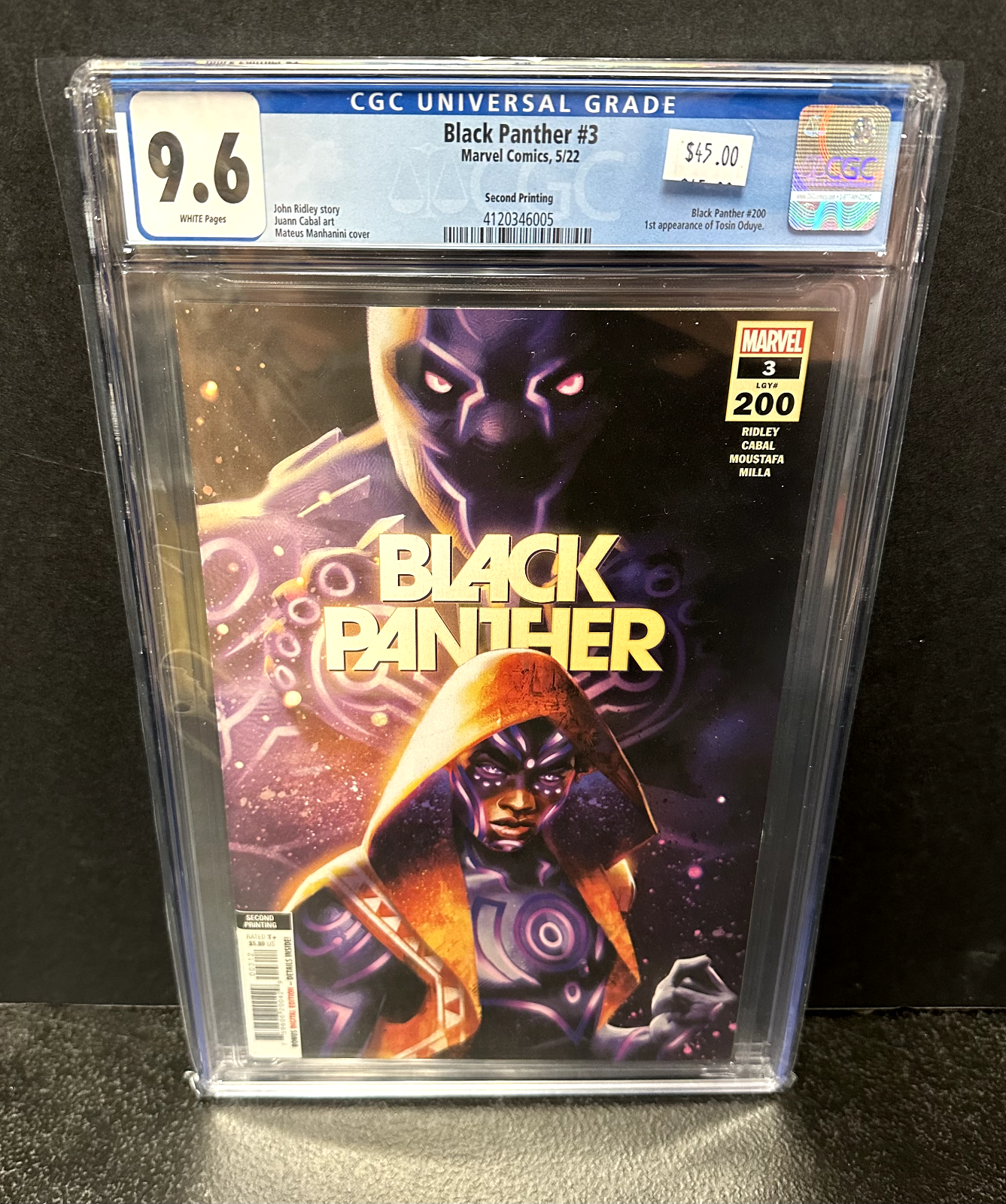 Black Panther #3 (200) (Marvel Comics May 2022) -- CGC Graded 9.6