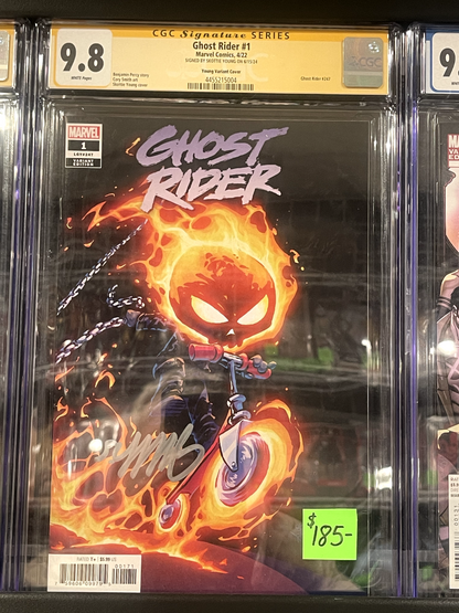 Ghost Rider #1 (2022) SIGNED Skottie Young Variant Cover CGC 9.8