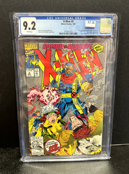 X-Men #8 (Marvel Comics May 1992) -- CGC Graded 9.2