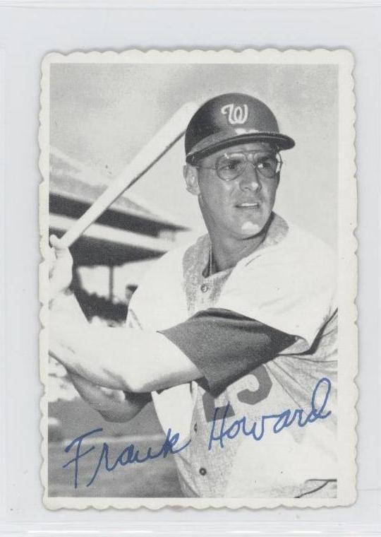 1969 Topps - Deckle Edge #16 Frank Howard -- SGC Graded