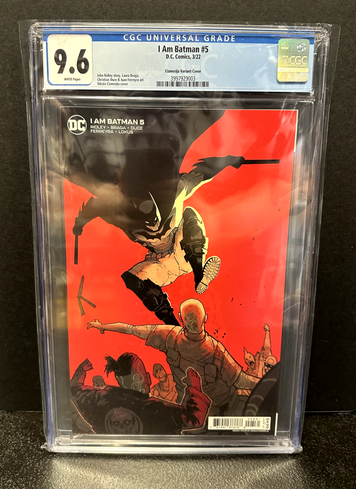 I Am Batman #5 (DC Comics March 2022) -- CGC Graded 9.6